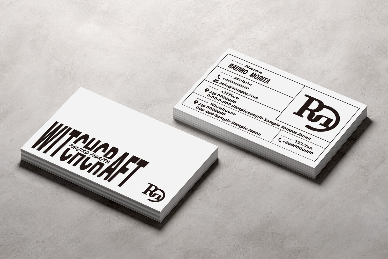 ネームカードデザイン画像